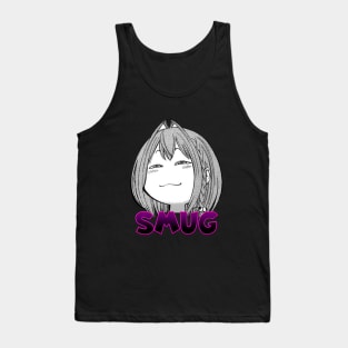 Waifu Smug Funny Anime Girl Tank Top